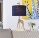 Stylecraft Dark Blue/Gold Table Lamp-4