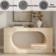 ACME Furniture Inca Travertine Stone Console Table-4