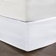 Olliix by Madison Park White Simple Fit Wrap Around Adjustable Bed Skirt-5