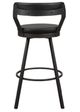 Homelegance® Appert Black/Dark Gray Swivel Pub Height Chair-2