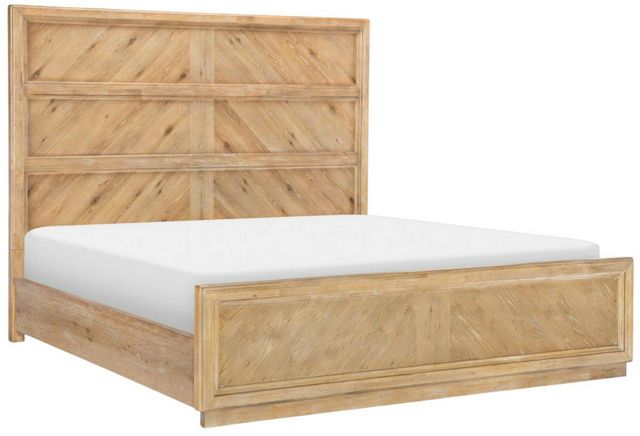 Legacy Classic Torrance Aged Driftwood King Panel Bed-0