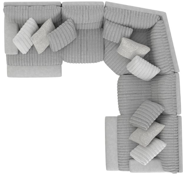 Catnapper® Abraxas 5-Piece Moonstruck 41" Curved Manual Reclining Sectional-2