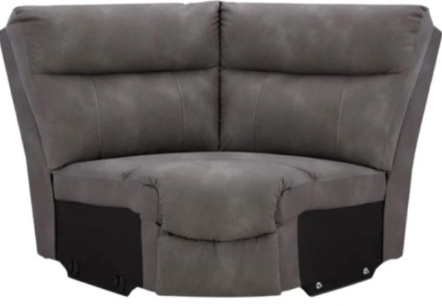 Signature Design by Ashley® Next-Gen DuraPella 5-Piece Slate Power Reclining L-Shape Sectional-4