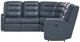 Flexsteel® Customizable Arlo Leather 6-Piece Manual Reclining Sectional-5
