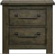 Elements International Maverick 4-Piece Antique Gray Queen Panel Bedroom Set-3