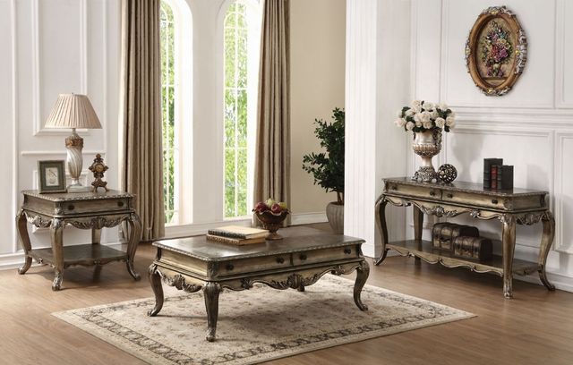 ACME Furniture Ragenardus Vintage Oak Coffee Table-1
