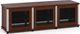 Salamander Designs® Synergy Model 237 AV Cabinet-Dark Walnut/Aluminum-0
