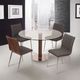 Armen Living Cafe 2-Piece Gray Dining Chairs-3