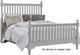 Vaughan-Bassett Cottage Gray King Slat Poster Bed-0