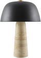Surya Fes Black/Natural Beige Table Lamp-0