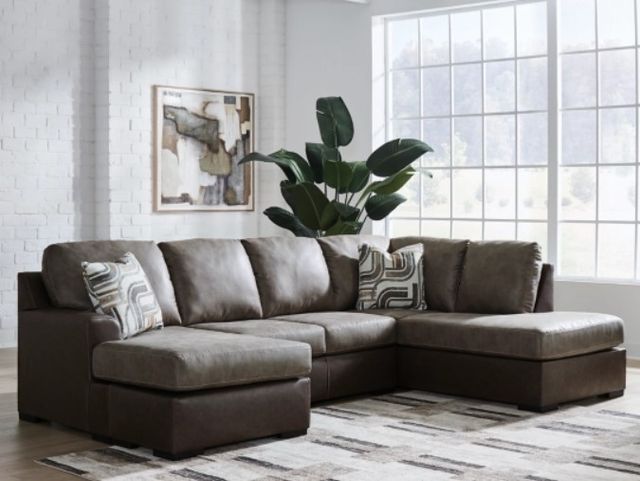 Signature Design by Ashley® Baltic-Park 2-Piece Fossil L-Shape Sectional with Chaise-1