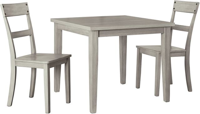 Signature Design by Ashley® Loratti Gray Square Dining Room Table-3
