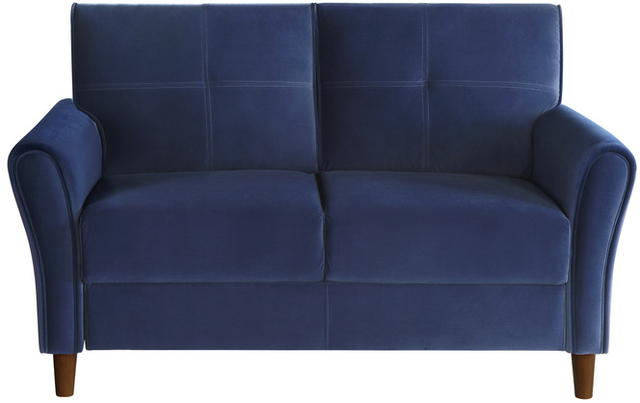 Homelegance® Dunleith Blue Loveseat-2
