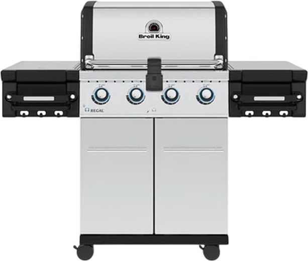 Broil King® Regal™ S420 PRO Series 4-Burner Stainless Steel Freestanding Natural Gas Grill-0