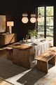 Rowe® Nova Light Brown Rectangle Dining Table-3