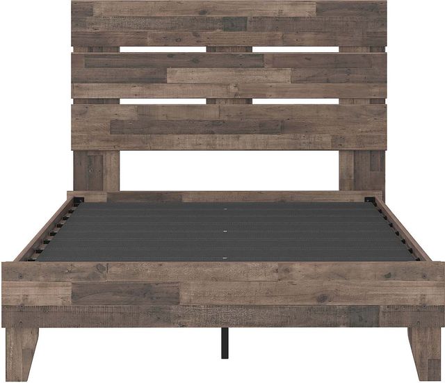 Signature Design by Ashley® Neilsville 3-Piece Multi Gray Queen Platform Bed Set-1