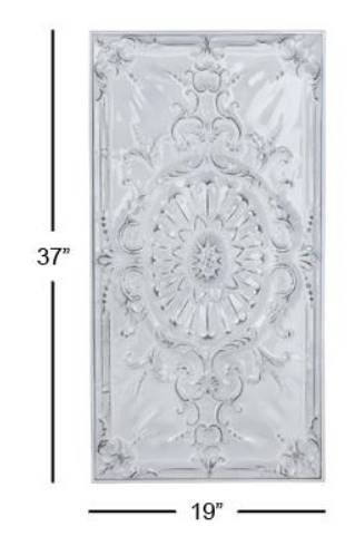 Deco Marche White Scroll Home Wall Decor-3