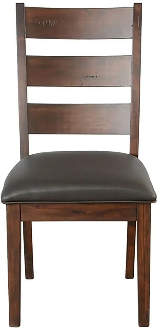 Sunny Designs™ Tuscany Vintage Mocha Ladderback Dining Chair-2