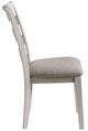 Steve Silver Co. Pendleton Gray/Ivory Upholstered Dining Side Chair-2