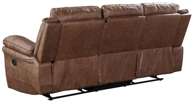 New Classic® Home Furnishings Ryland Brown Dual Manual Reclining Sofa-1
