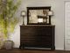 Espresso Dresser and Mirror Set-1