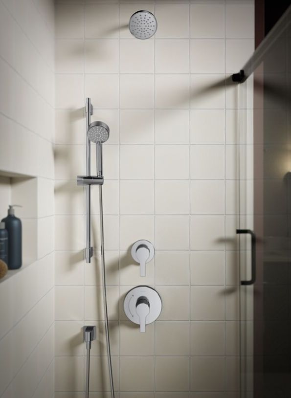 KOHLER® Elate® MasterShower® Polished Chrome Transfer Valve Trim-1