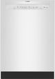Bosch® 300 Series 24" White Front Control Built-In Dishwasher-0
