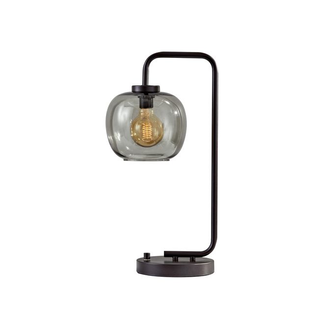 Adesso® Ashton Matte Black Table Lamp-0