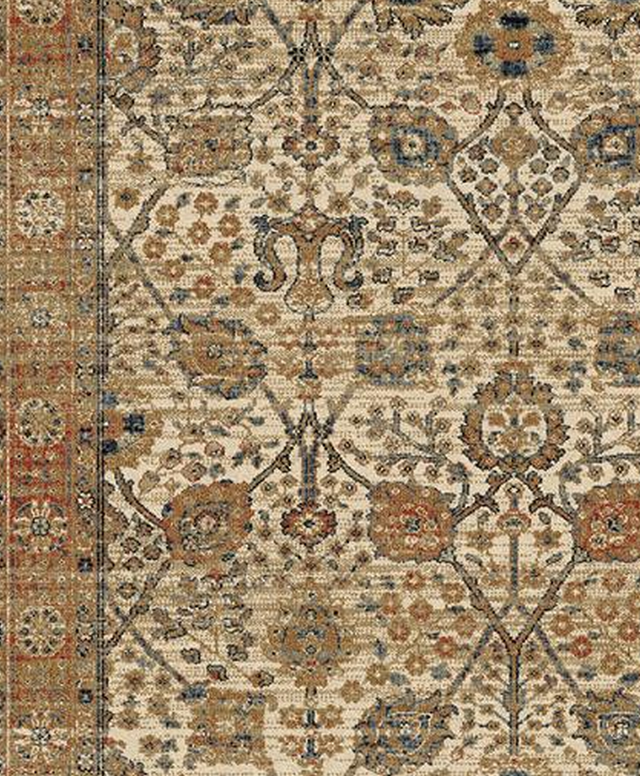 Orian Aria Tree Of Life Off White 9' X 13' Rug-1