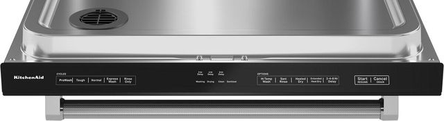 KitchenAid® 24" Black Top Control Built In Dishwasher-7