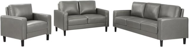 Coaster® Ruth 3-Piece Gray Living Room Seating Set-0