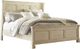 Signature Design by Ashley® Bolanburg 6-Piece Antique White King Panel Bed Set-1