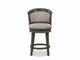 Gray Swivel Pub Chair-1