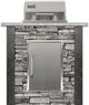 Coyote® Outdoor Living 3 ft Gray Stacked Stone Electric Island-0