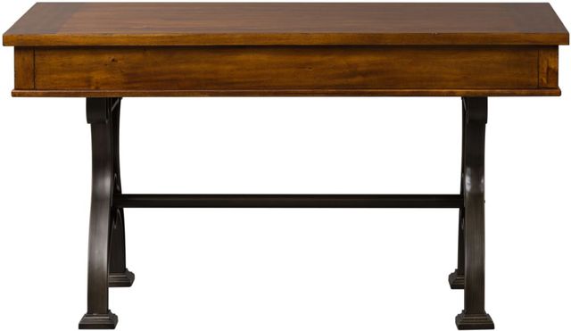 Liberty Furniture Arlington House 2-Piece Cobblestone Brown Office Desk Set-3