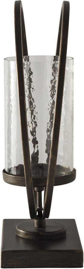 Signature Design by Ashley® Jalal Antique Gold Candle Holder-2