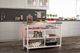 HH2 Home Kennon White Stainless Steel Kitchen Cart-4