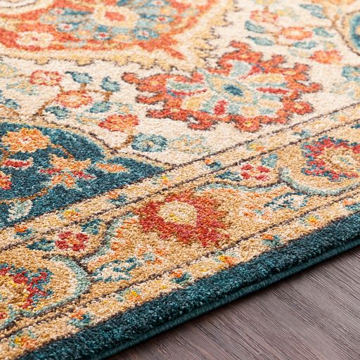 Surya Masala Market Burnt Orange/Teal 8'x10' Area Rug-3