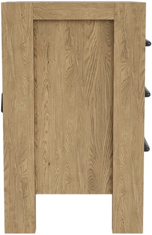 Riverside Furniture Davie Pale Oak 3-Drawer Nightstand-2