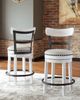 Signature Design by Ashley® Valebeck 5-Piece White Counter Height Dining Set-3