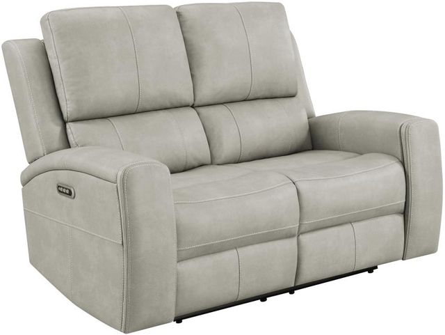 Coaster® Brickston 3-Piece Grey Power Reclining Sofa Set with Power Headrest and Lumbar-3