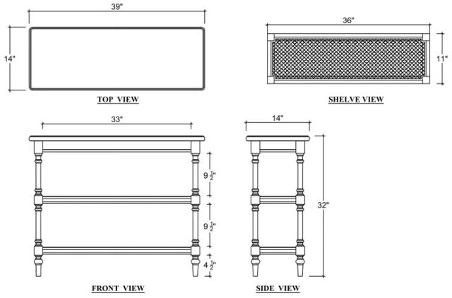 Bramble Palmetto Console Table-2