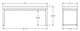 Amisco Customizable Dryden 44" Upholstered Bench-3
