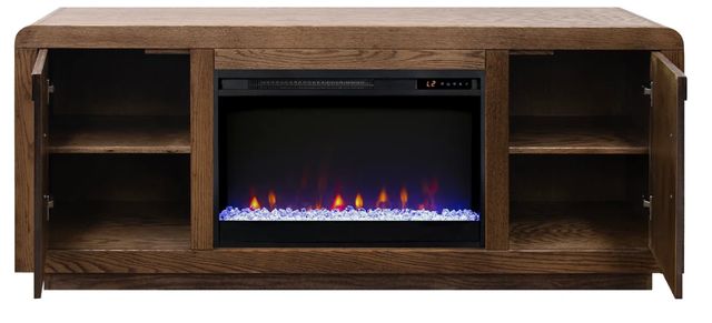 Legends Home Eclipse Bourbon Oak 65" Fireplace TV Console-4