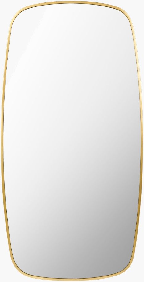 Surya Inverness Gold 15" Accent Mirror-0