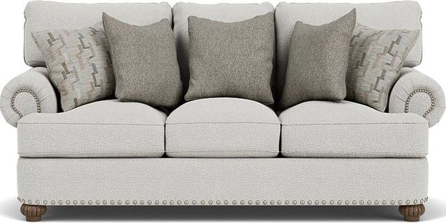 Flexsteel® Patterson Silver Glacier Sofa-1