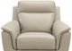 Leather Italia™ Savino Maddox Taupe Khaki Chair-1