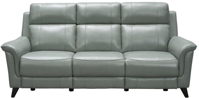 BarcaLounger® Kester Lorenzo Mint Leather Power Reclining Sofa-2