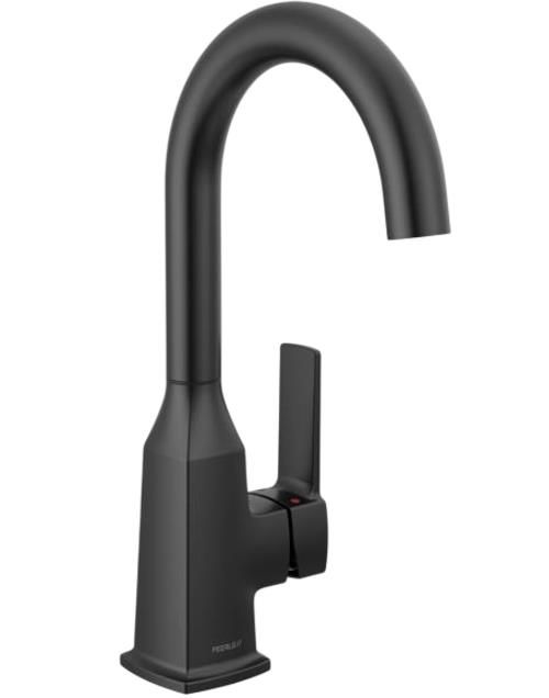 Peerless Ezra® Matte Black Single Handle Bar Faucet-0