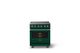 Viking® 5 Series 30" Ivy Pro Style Electric Range with Brushed Brass Trim-3